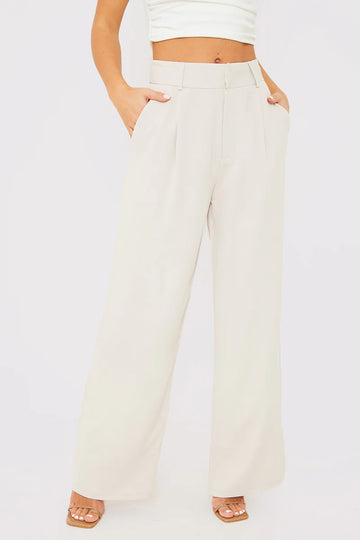 Relaxed Wide Leg Trouser